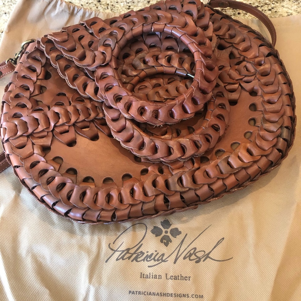 Patricia Nash Italian Leather Handbag/Purse